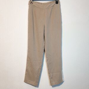 Soft Surroundings Camel Tuxedo Stripe Pants Size XSP